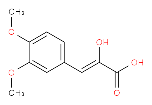 (Z)-3-(3,4-dimethoxyphenyl)-2-hydroxyacrylic acid