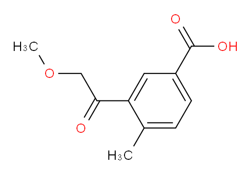 3-(2-methoxyacetyl)-4-methylbenzoic acid