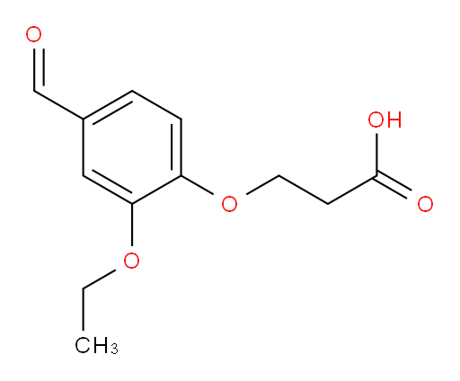 3-(2-ethoxy-4-formylphenoxy)propanoic acid