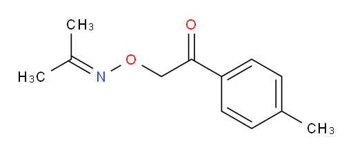 2-((propan-2-ylideneamino)oxy)-1-(p-tolyl)ethanone