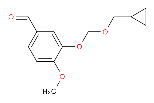 3-((cyclopropylmethoxy)methoxy)-4-methoxybenzaldehyde