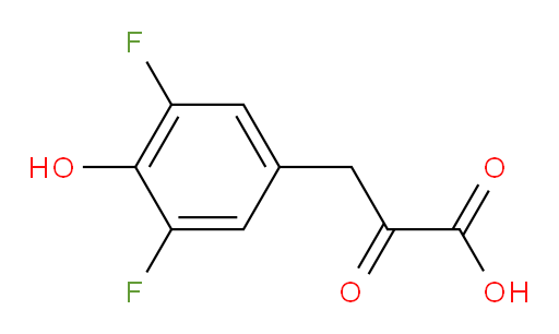 3-(3,5-difluoro-4-hydroxyphenyl)-2-oxopropanoic acid