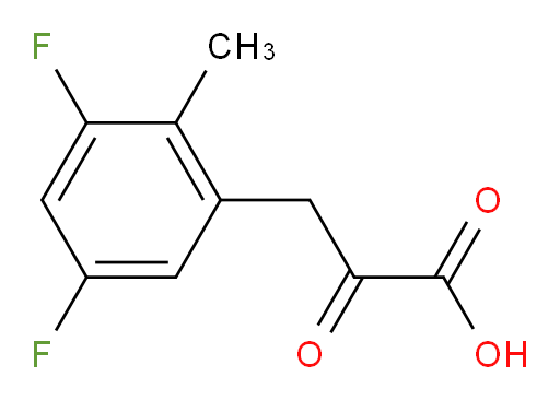 3-(3,5-difluoro-2-methylphenyl)-2-oxopropanoic acid