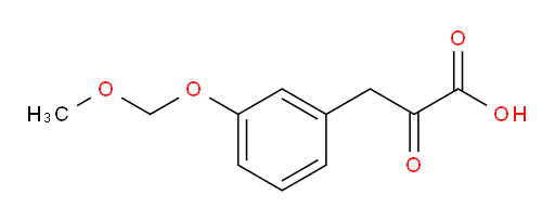 3-(3-(methoxymethoxy)phenyl)-2-oxopropanoic acid