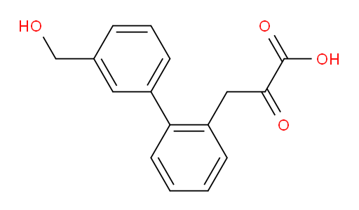 3-(3'-(hydroxymethyl)-[1,1'-biphenyl]-2-yl)-2-oxopropanoic acid