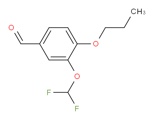 3-(difluoromethoxy)-4-propoxybenzaldehyde