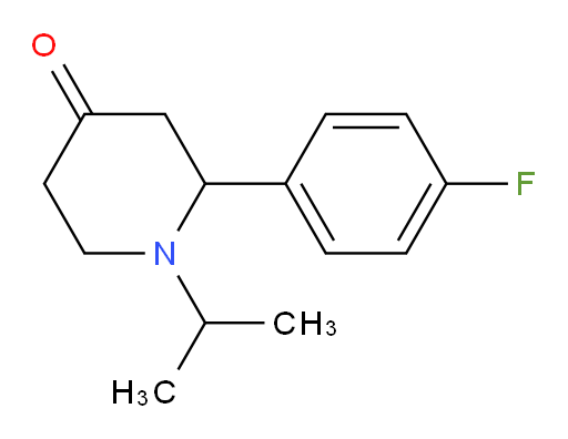 2-(4-fluorophenyl)-1-isopropylpiperidin-4-one