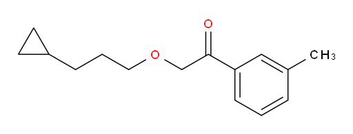 2-(3-cyclopropylpropoxy)-1-(m-tolyl)ethanone