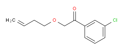 2-(but-3-en-1-yloxy)-1-(3-chlorophenyl)ethanone