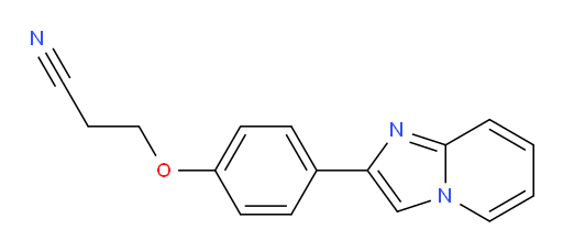3-(4-(imidazo[1,2-a]pyridin-2-yl)phenoxy)propanenitrile