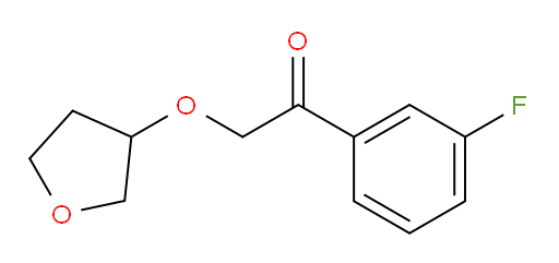 1-(3-fluorophenyl)-2-((tetrahydrofuran-3-yl)oxy)ethanone