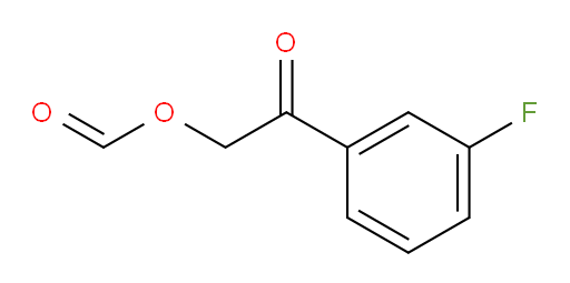 2-(3-fluorophenyl)-2-oxoethyl formate