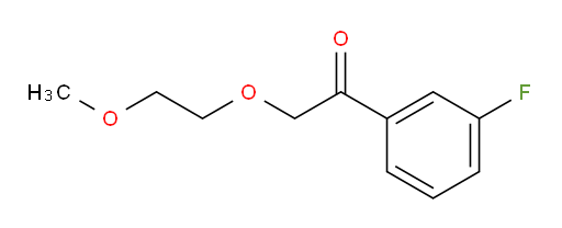 1-(3-fluorophenyl)-2-(2-methoxyethoxy)ethanone