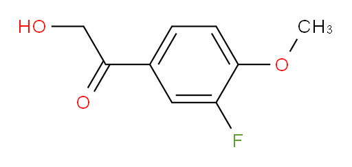 1-(3-fluoro-4-methoxyphenyl)-2-hydroxyethanone
