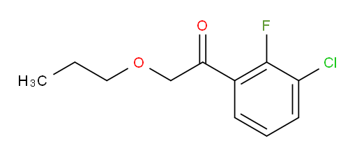 1-(3-chloro-2-fluorophenyl)-2-propoxyethanone