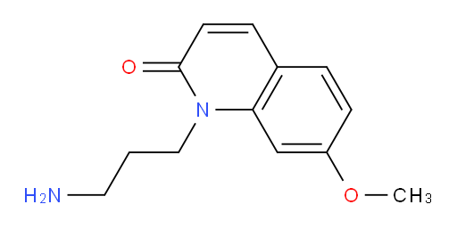 1-(3-aminopropyl)-7-methoxyquinolin-2(1H)-one