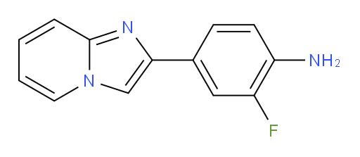 2-fluoro-4-(imidazo[1,2-a]pyridin-2-yl)aniline