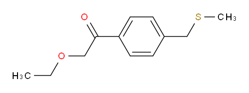 2-ethoxy-1-(4-((methylthio)methyl)phenyl)ethanone
