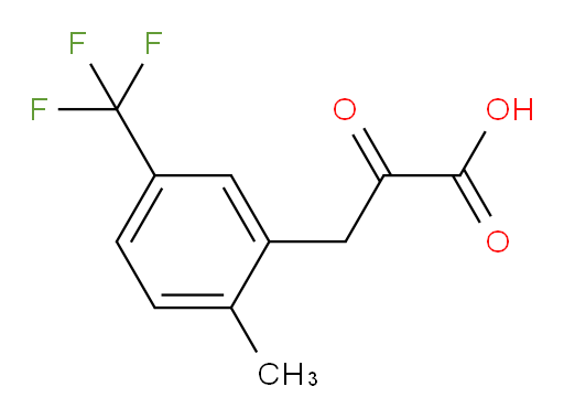 3-(2-methyl-5-(trifluoromethyl)phenyl)-2-oxopropanoic acid