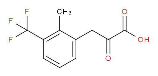 3-(2-methyl-3-(trifluoromethyl)phenyl)-2-oxopropanoic acid