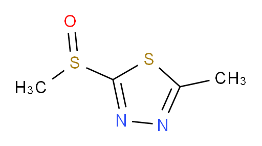 2-methyl-5-(methylsulfinyl)-1,3,4-thiadiazole