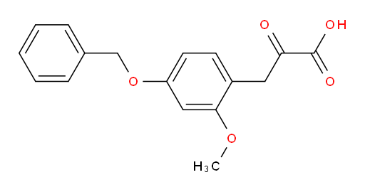 3-(4-(benzyloxy)-2-methoxyphenyl)-2-oxopropanoic acid