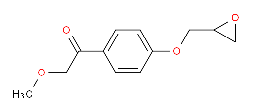 2-methoxy-1-(4-(oxiran-2-ylmethoxy)phenyl)ethanone