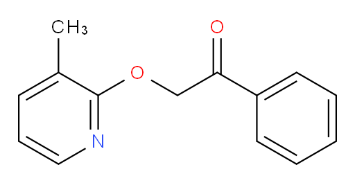 2-((3-methylpyridin-2-yl)oxy)-1-phenylethanone