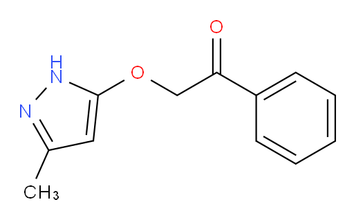 2-((3-methyl-1H-pyrazol-5-yl)oxy)-1-phenylethanone