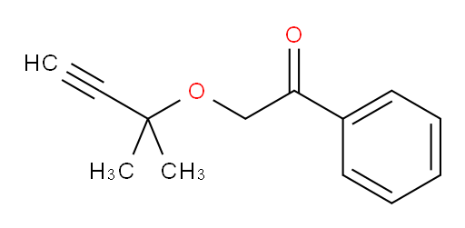 2-((2-methylbut-3-yn-2-yl)oxy)-1-phenylethanone