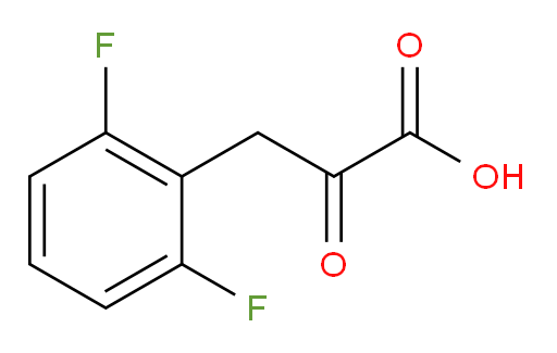 3-(2,6-difluorophenyl)-2-oxopropanoic acid