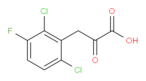 3-(2,6-dichloro-3-fluorophenyl)-2-oxopropanoic acid