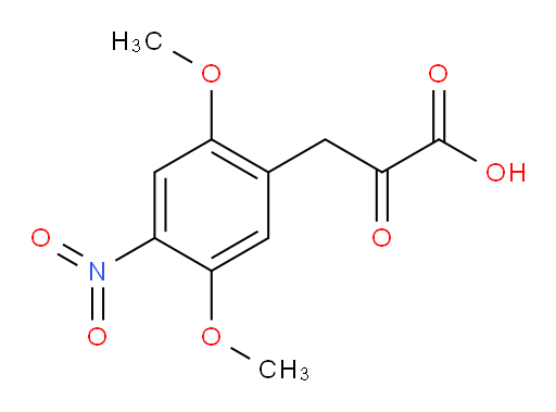 3-(2,5-dimethoxy-4-nitrophenyl)-2-oxopropanoic acid