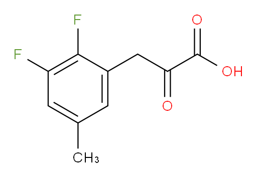 3-(2,3-difluoro-5-methylphenyl)-2-oxopropanoic acid