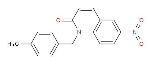 1-(4-methylbenzyl)-6-nitroquinolin-2(1H)-one
