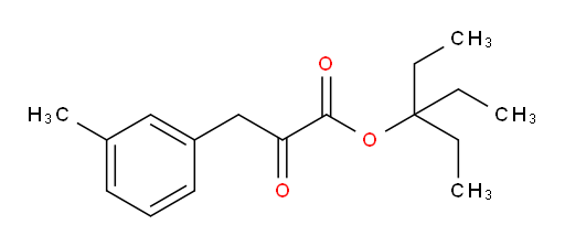 3-ethylpentan-3-yl 2-oxo-3-(m-tolyl)propanoate