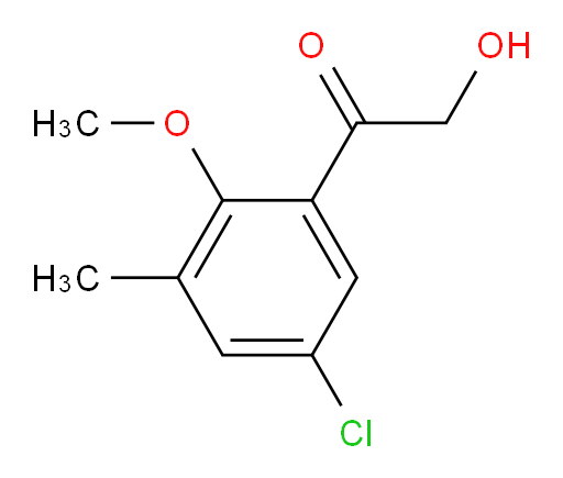 1-(5-chloro-2-methoxy-3-methylphenyl)-2-hydroxyethanone