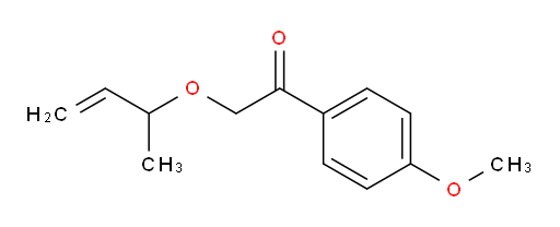 2-(but-3-en-2-yloxy)-1-(4-methoxyphenyl)ethanone