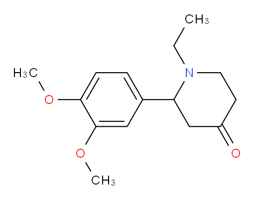 2-(3,4-dimethoxyphenyl)-1-ethylpiperidin-4-one