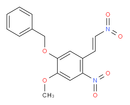 (E)-1-(benzyloxy)-2-methoxy-4-nitro-5-(2-nitrovinyl)benzene