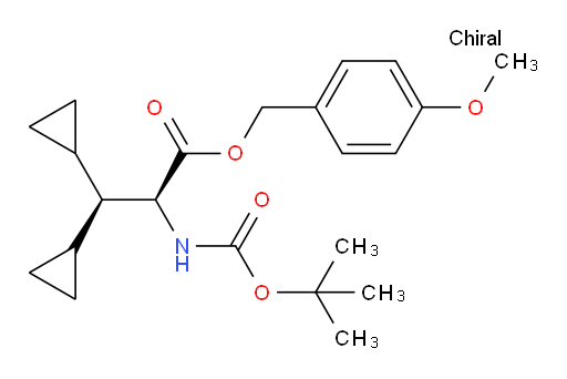 (S)-4-methoxybenzyl 2-((tert-butoxycarbonyl)amino)-3,3-dicyclopropylpropanoate