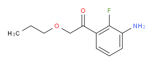 1-(3-amino-2-fluorophenyl)-2-propoxyethanone