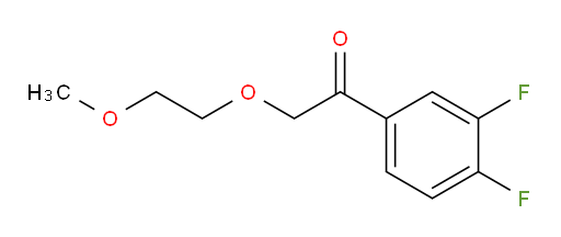 1-(3,4-difluorophenyl)-2-(2-methoxyethoxy)ethanone