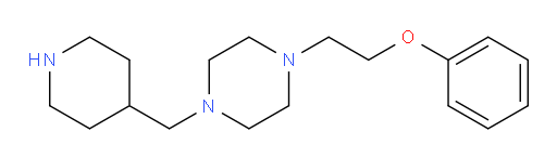 1-(2-phenoxyethyl)-4-(piperidin-4-ylmethyl)piperazine