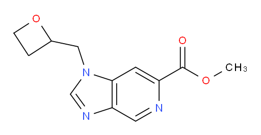 methyl 1-(oxetan-2-ylmethyl)-1H-imidazo[4,5-c]pyridine-6-carboxylate