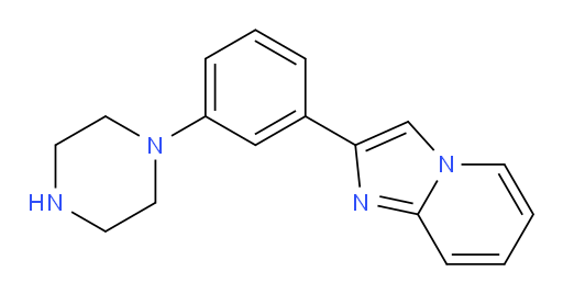 2-(3-(piperazin-1-yl)phenyl)imidazo[1,2-a]pyridine