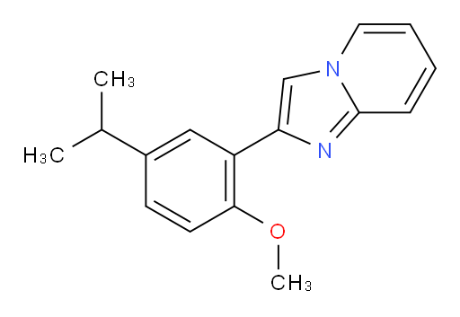 2-(5-isopropyl-2-methoxyphenyl)imidazo[1,2-a]pyridine