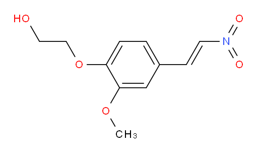 (E)-2-(2-methoxy-4-(2-nitrovinyl)phenoxy)ethanol