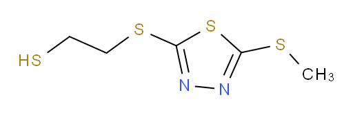 2-((5-(methylthio)-1,3,4-thiadiazol-2-yl)thio)ethanethiol