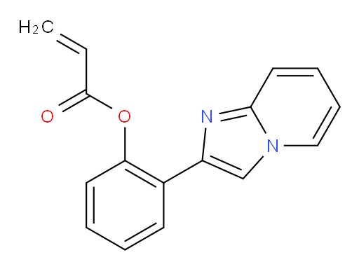 2-(imidazo[1,2-a]pyridin-2-yl)phenyl acrylate